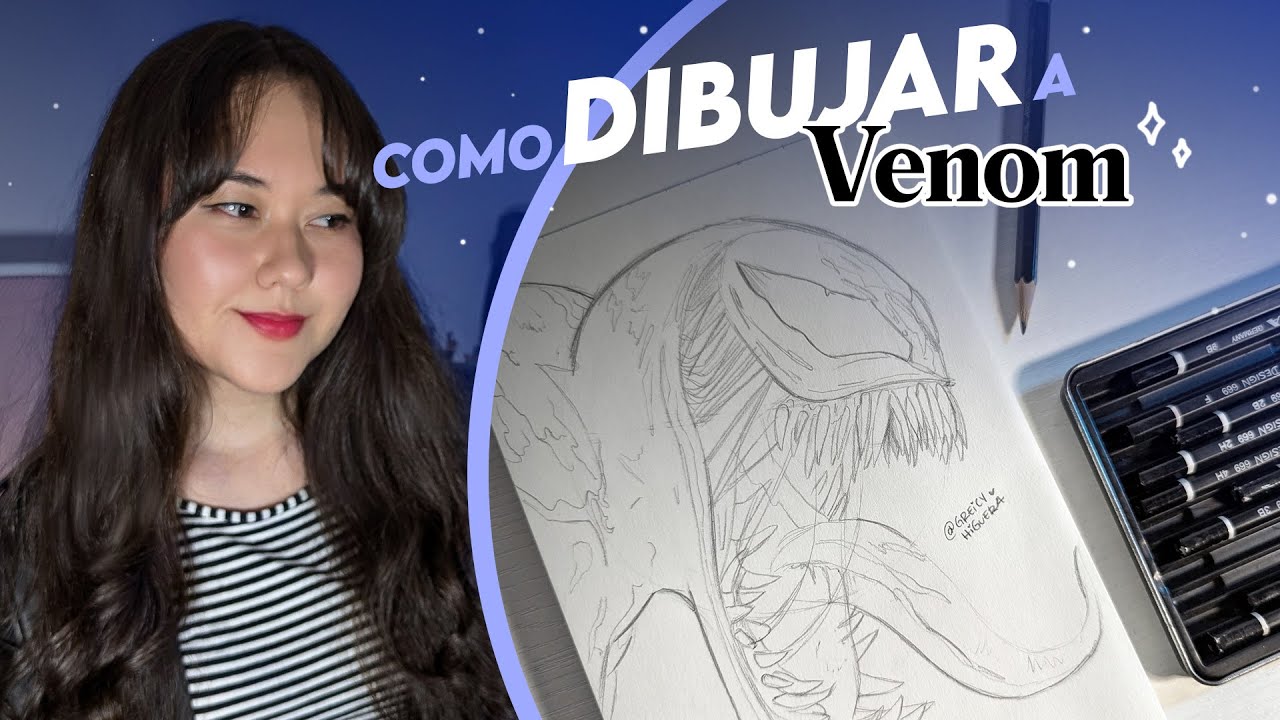 COMO DIBUJAR a VENOM FÁCIL | GREICY HIGUERA