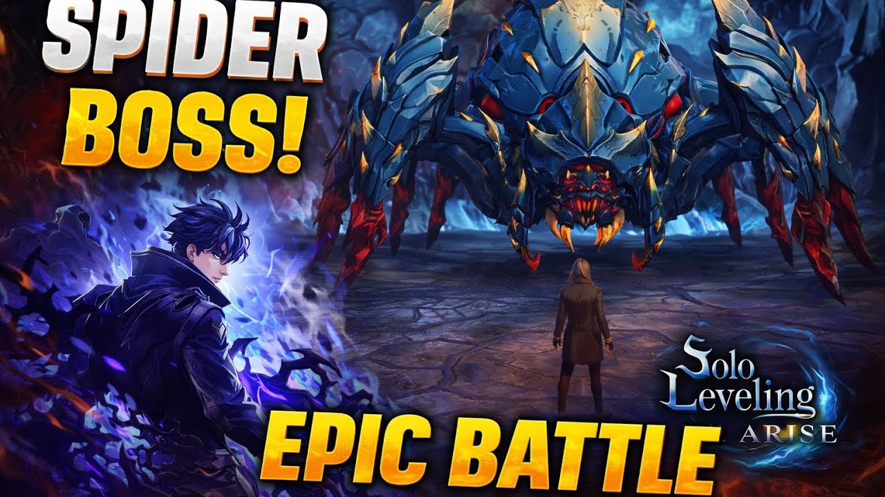 Spider boss fight solo leveling 