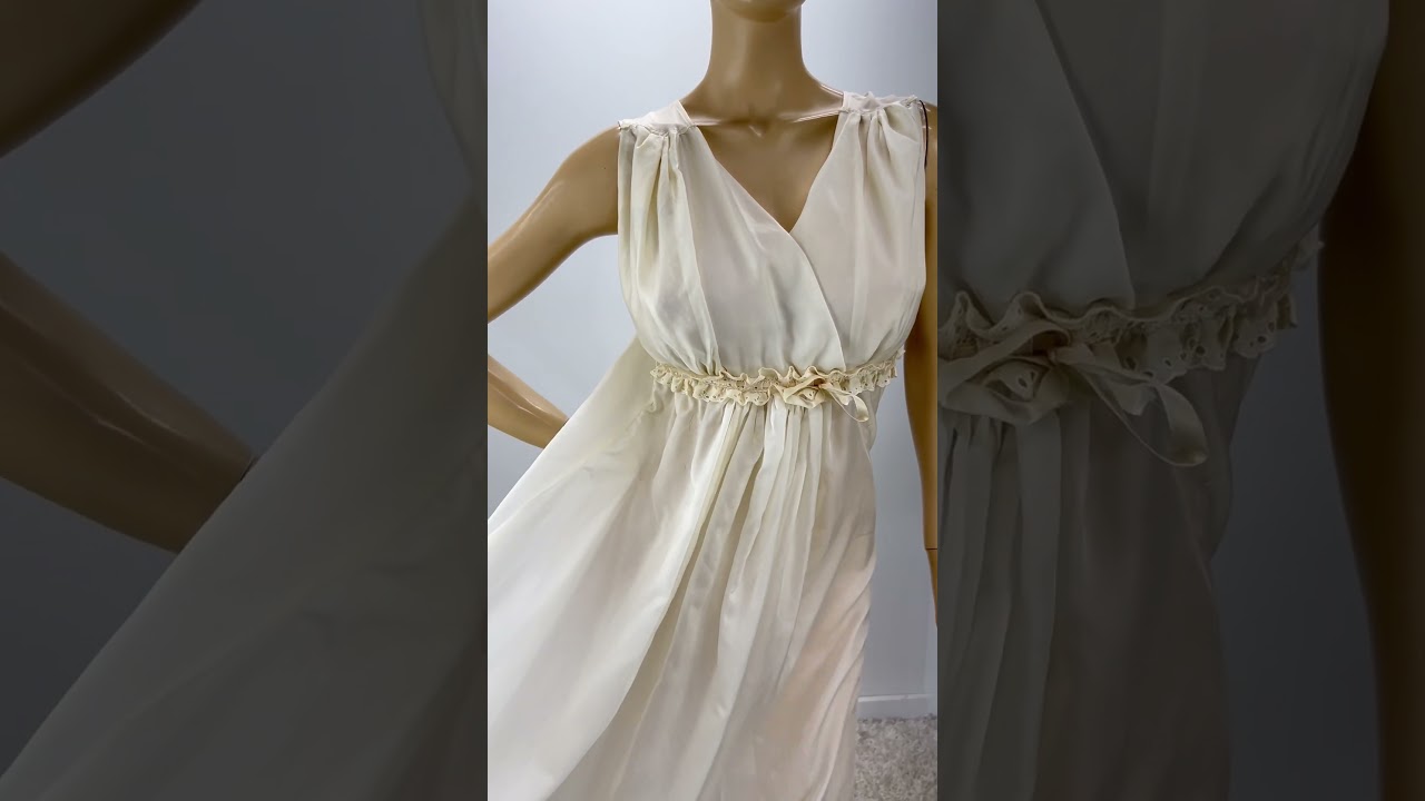 Super soft satin vintage nightgown. 