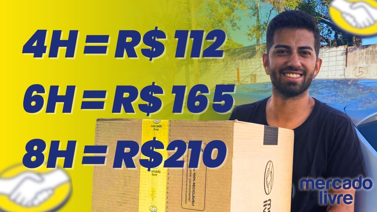 Como funcionam as rotas de entrega do mercado livre ? (valor x hora trabalhada)