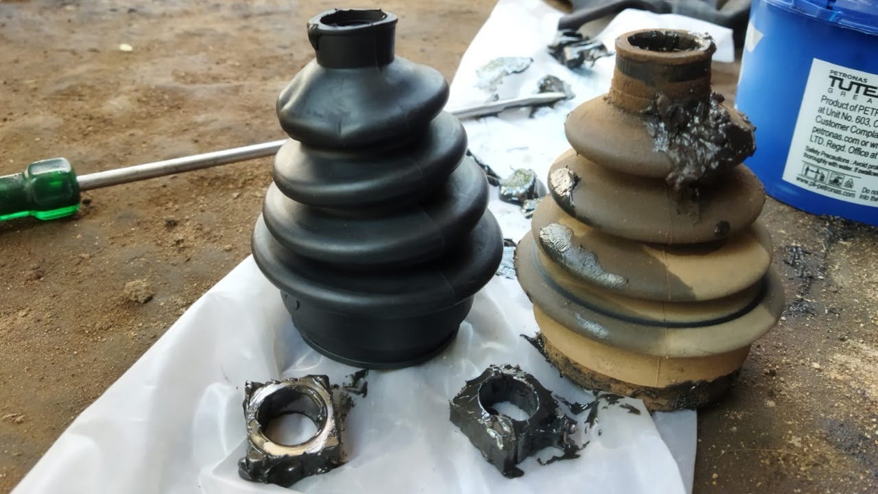 Changing Bellow Rubber in TVS King Auto