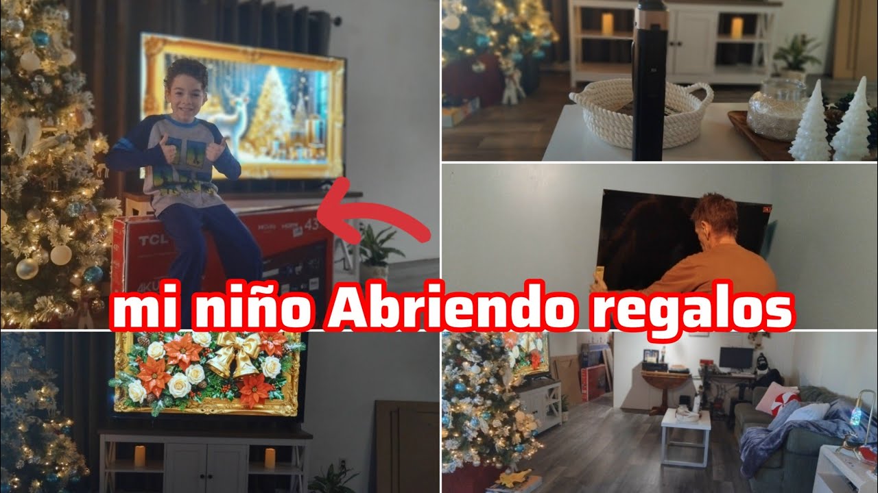 Mi niño Abriendo Los Regalos Qué le dejó Santa 🎅🎁 y más sorpresa 