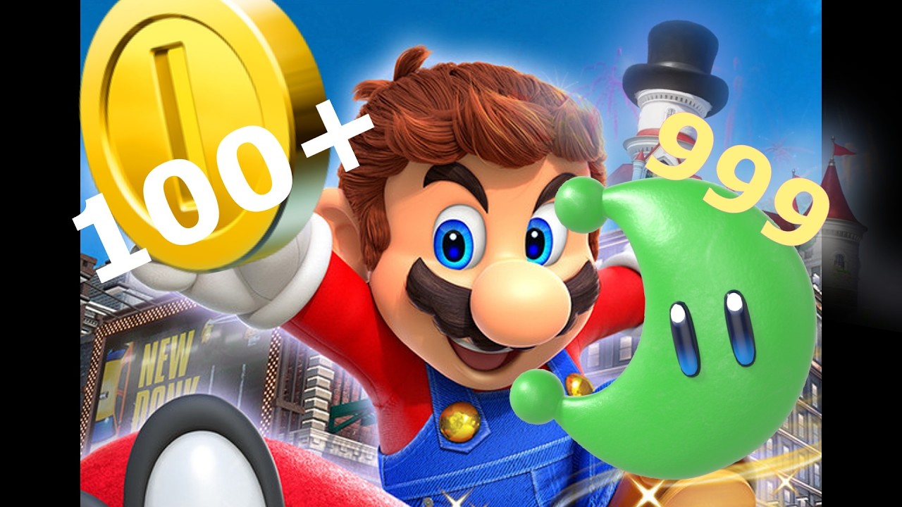 Collect all 999 moons FAST in Mario Odyssy!