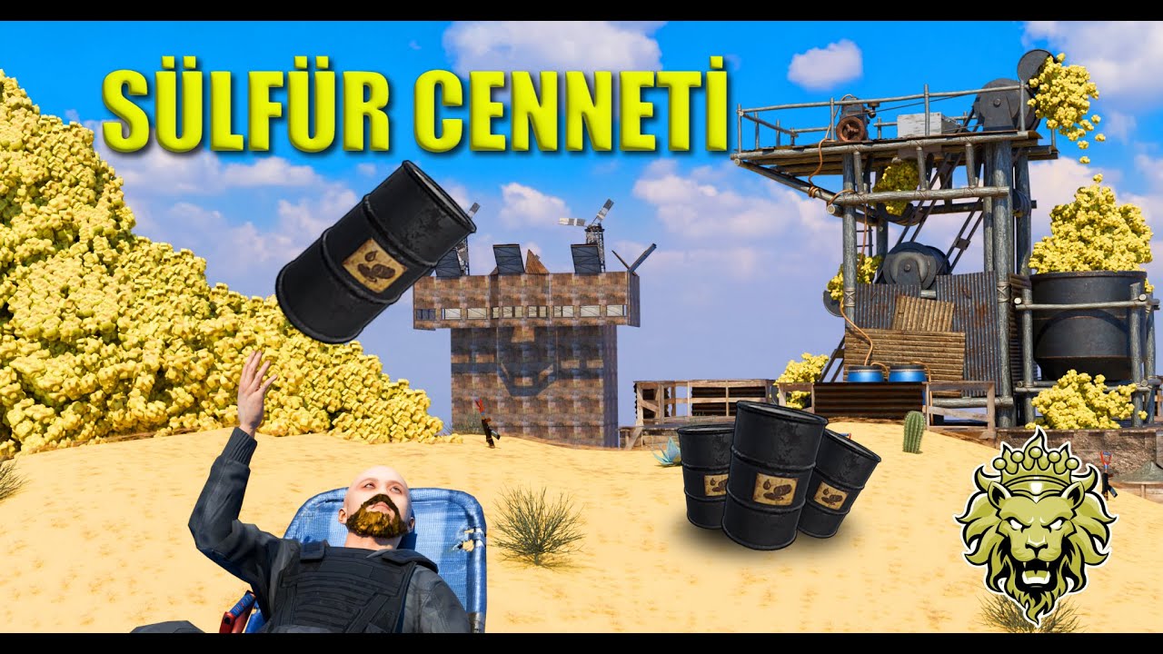 MADEN HAKİMİYETİ: KÜKÜRT OCAĞINI KAPATTIK VE HARİTAYA HÜKMETTİK!!! (RUST TÜRKÇE FİLM)