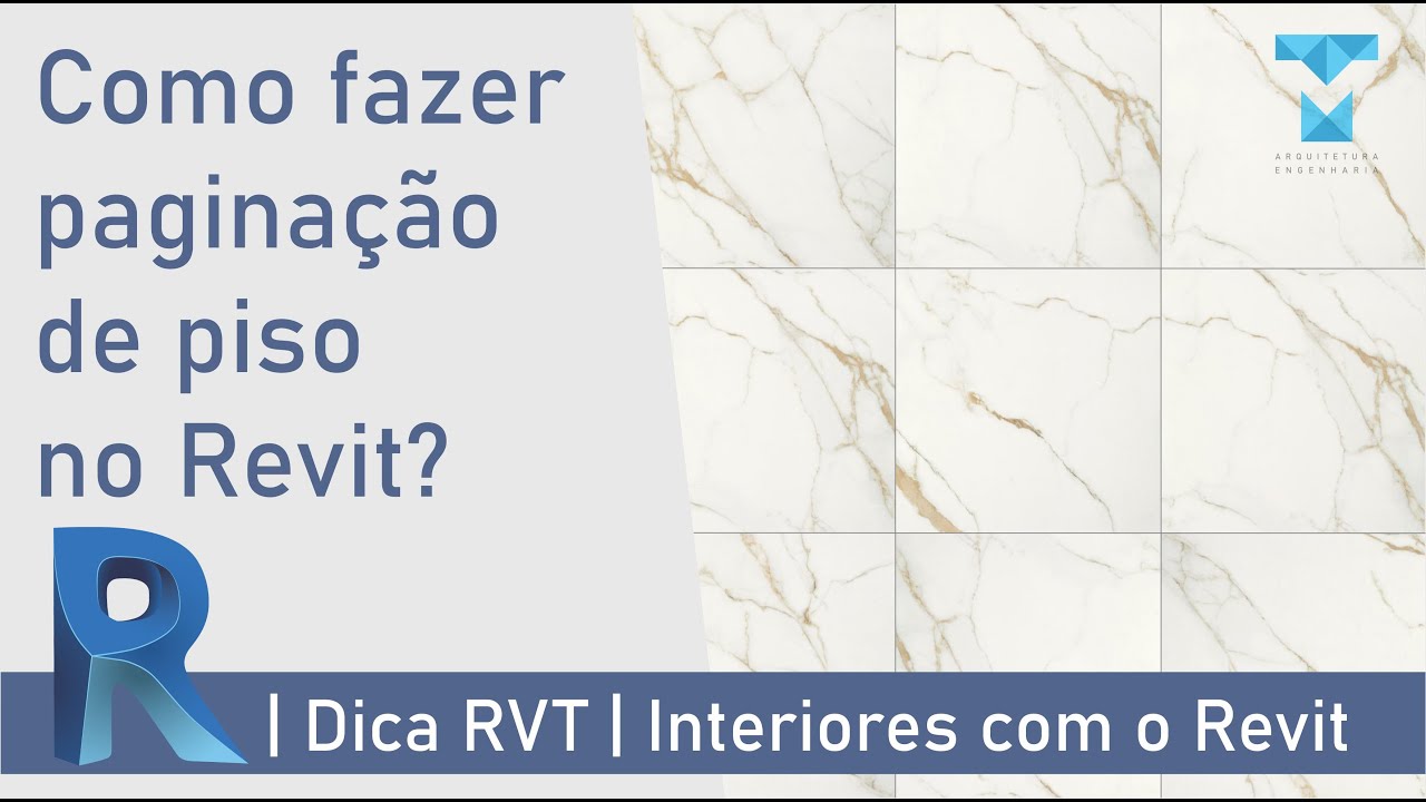 PAGINAÇÃO DE PISO NO REVIT