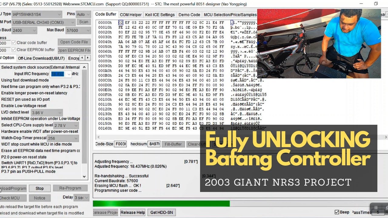 Tuning the Bafang Controller with UNLOCKED firmware