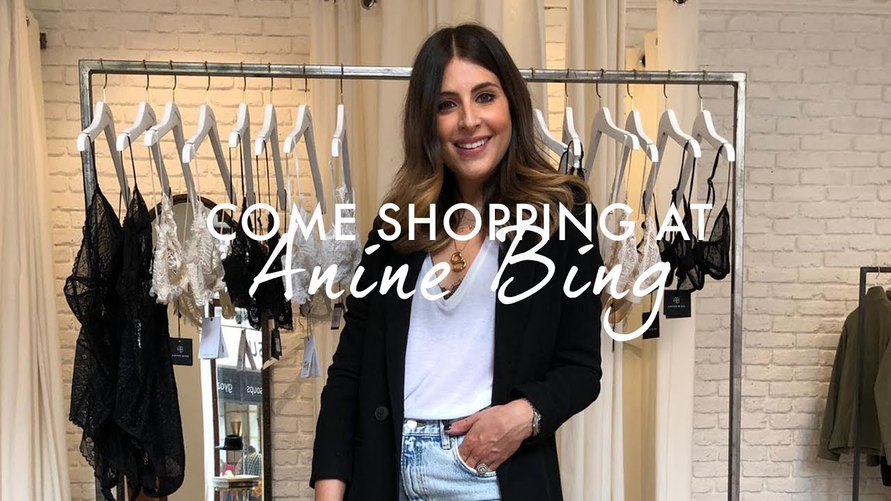 COME SHOPPING WITH ME AT ANINE BING | TRY ON 7 OUTFITS | WE ARE TWINSET