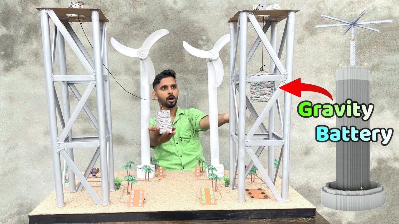 Inspire Award Science Project 2023 For Gravity Battery Idea ! न खत्म होने वाली ऊर्जा 🤯 #science