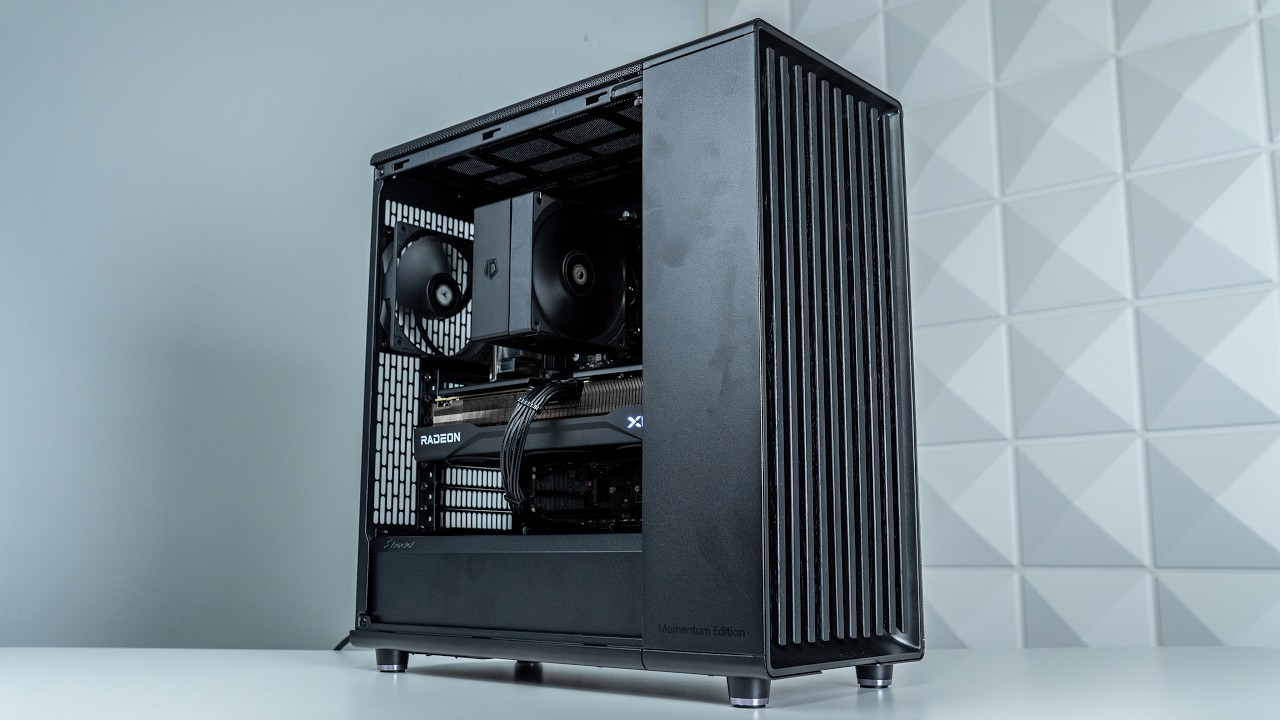 Building a Stealthy Intel Gaming PC! (Ryzen 5 5600 and RTX 5060)