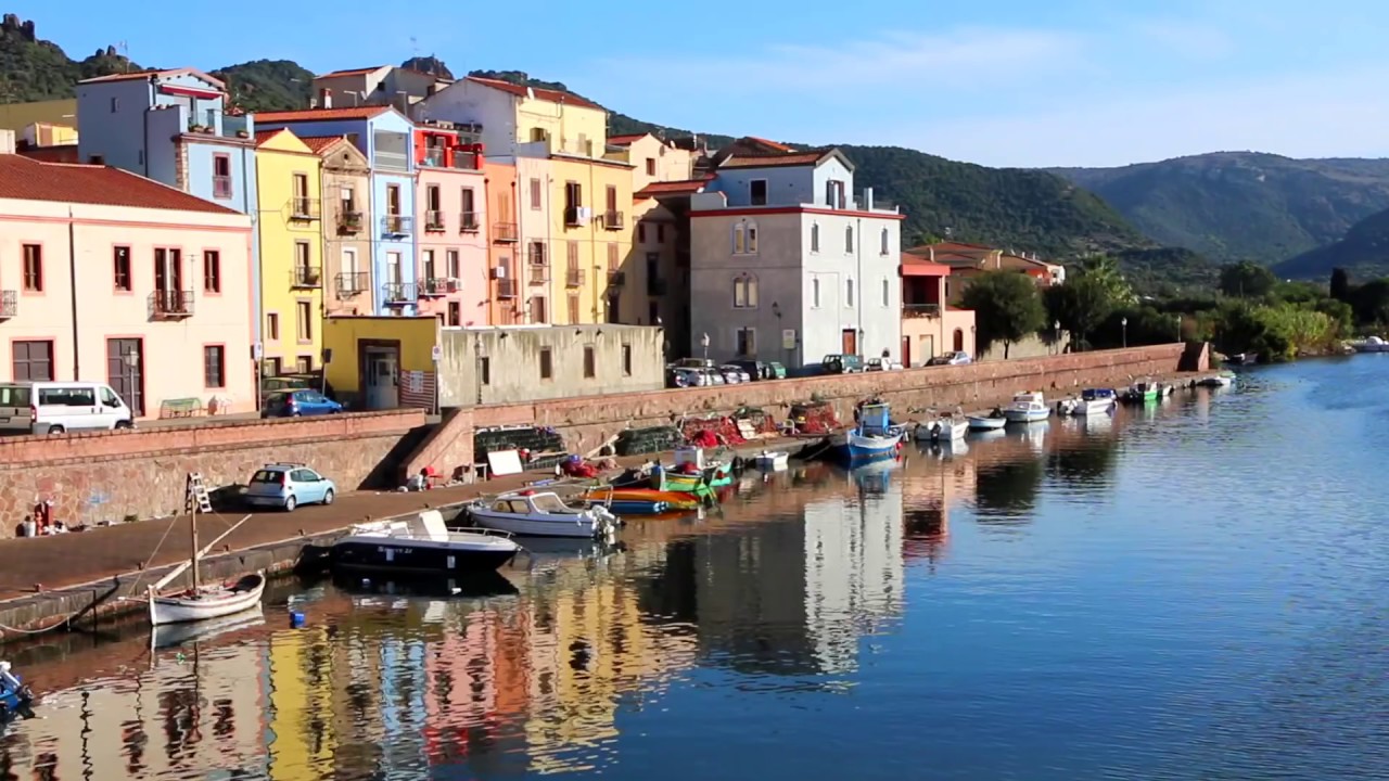 The colorful town of BOSA (Sardinia)  in 7 minutes