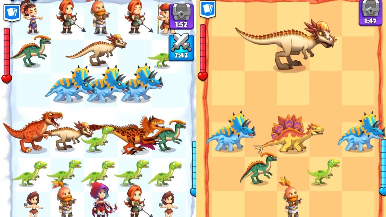 Dinosaur Merge Master - Dino Merge Fusion Battle, Max Level Gameplay,