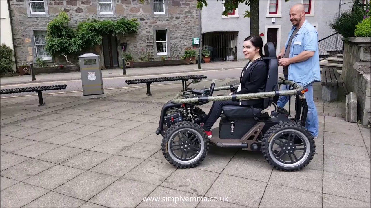 Trossachs Mobility all terrain wheelchair experience in Callander