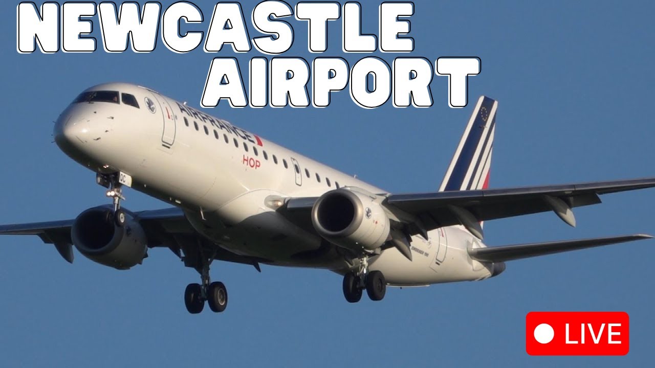 🔴 LIVE | Plane Spotting From Newcastle International Airport | Tuesday 20th January 2026