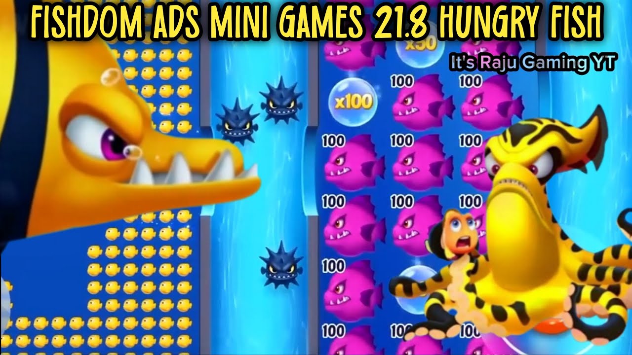 Fishdom Ads Mini Games 21.8 Hungry Fish | Mini Aquarium Help the Fish New Update 90 Collection