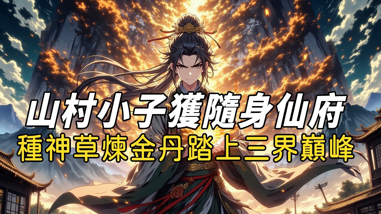 《山村小子獲隨身仙府！種神草煉金丹踏上三界巔峰》八歲孩童意外開啟靈田空間，煉丹修煉逆天改命！從藥鋪學徒到三界無敵的熱血修仙傳奇 #修仙 #故事頻道 #故事分享 #動漫 #動畫解題
