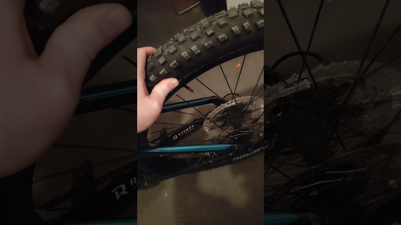 Deflate bike tire