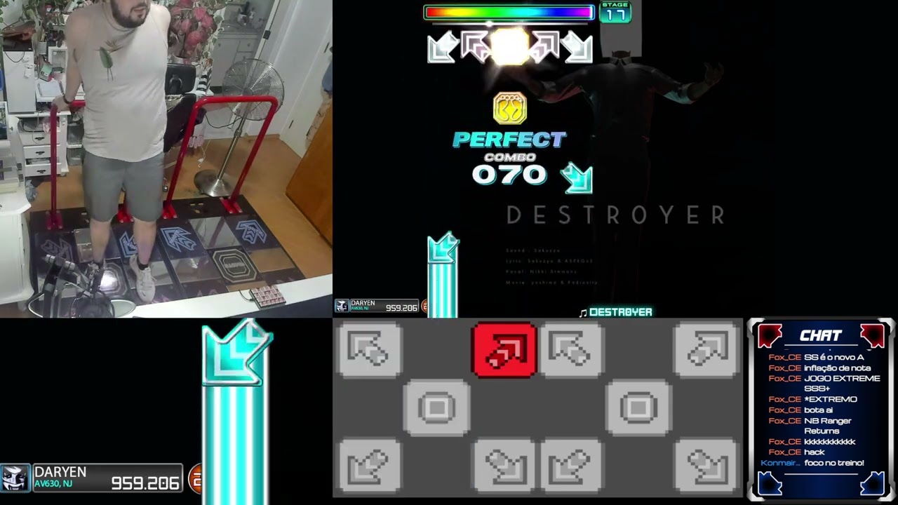 EMERGENCY LASER BUTTON! Sakuzyo - Destroyer S22 (StepP1+   Pump it Up Phoenix)
