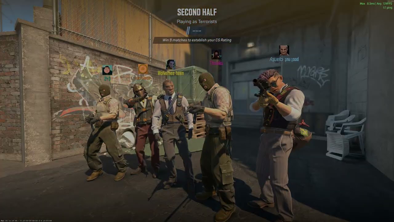 CS2 Overpass Gameplay (5 MAN AWP = EZ CUMBACK???)