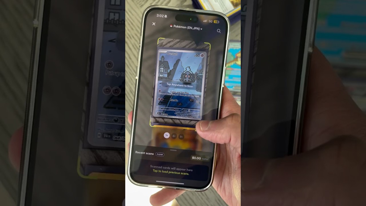 It scans Pokemon Cards to find their value