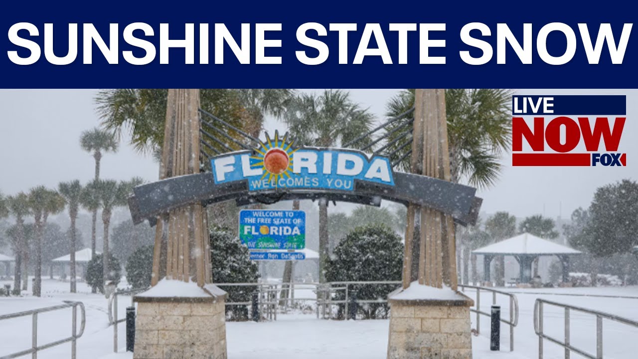 SNOW in Northwest Florida, Gainesville, Jacksonville, Tallahassee, Pensacola