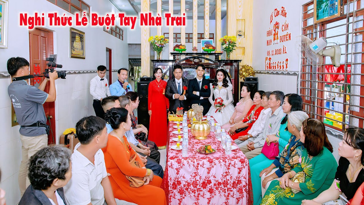 Nghi Thức Lễ Buột Tay Nhà Trai  - HOÀI NAM & CẨM DUYÊN 2023 - Hỏi Cưới Miền Tây