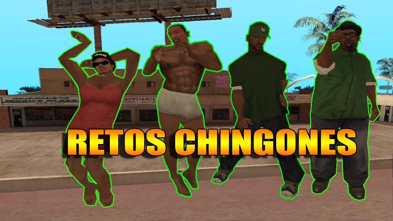 GTA San Andreas Loquendo - Los Retos De CJ Y Sus Amigos