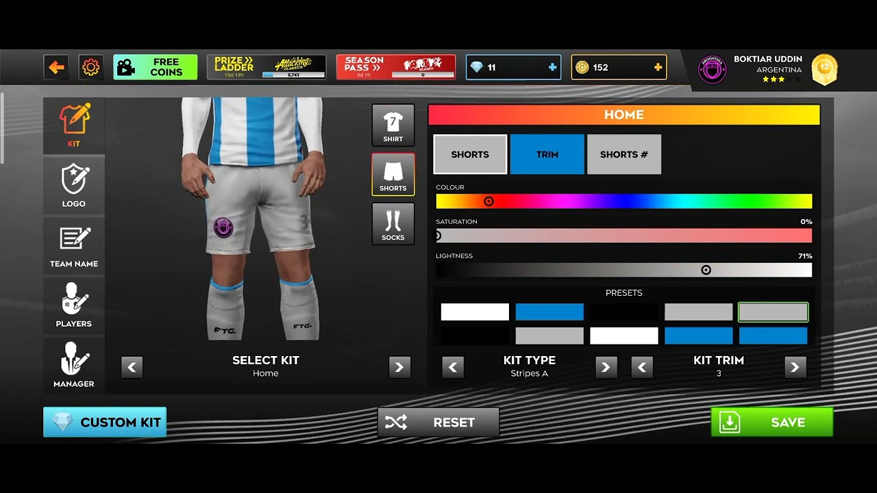 কীভাবে নিজে DLS এ আর্জেন্টিনা কিট বা জার্সি তৈরি করবেন??? | দেখে নিন পুরো ভিডিও | DLS25!!