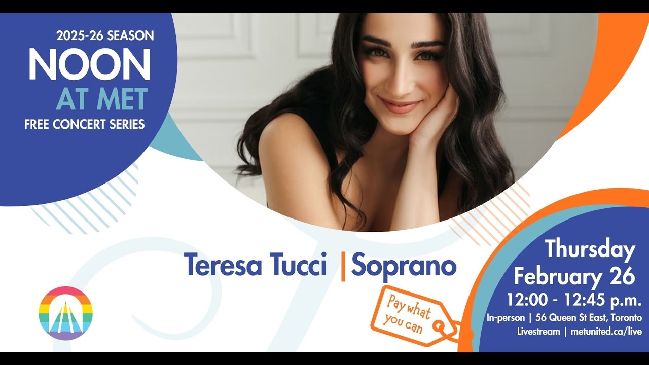 Noon at Met | Teresa Tucci, soprano - February 26, 2026
