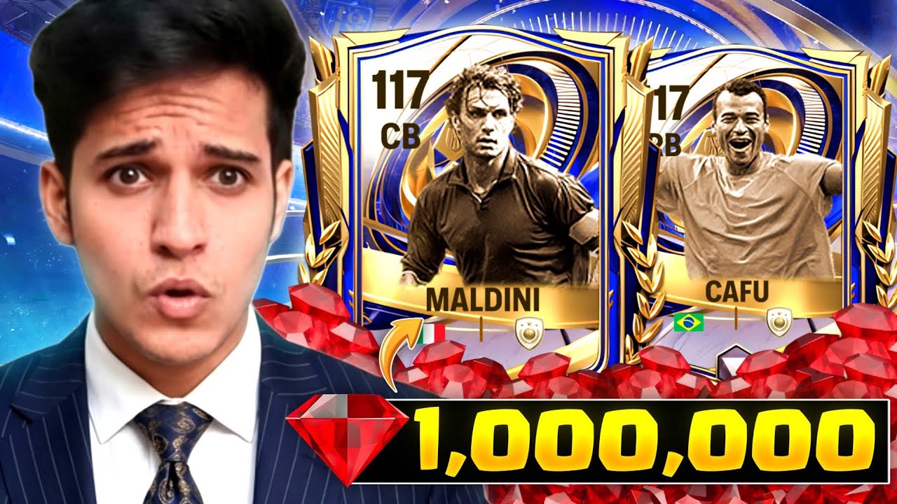 I SPENT 1,000,000 GEMS on New TOTY Week … DID I PULL 117 OVR MALDINI?! 😱💎
