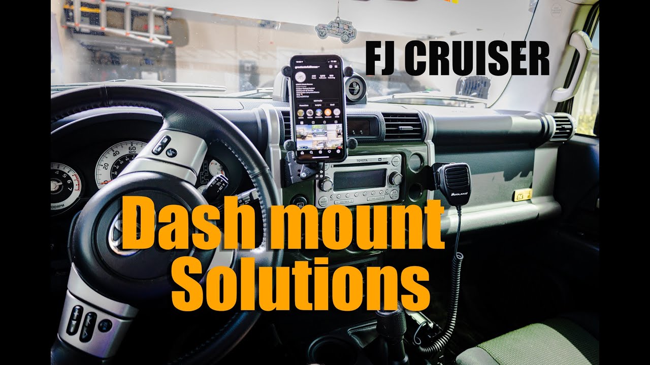 FJ Cruiser Dash Mount Solution Panavise mount