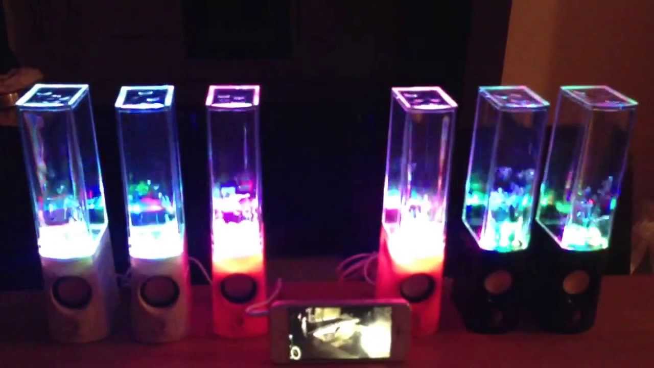 Rudimental LED Water Speakers