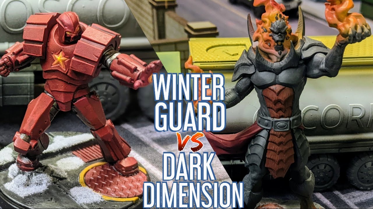 Marvel Crisis Protocol Battle Report - Episode 42 - Winter Guard vs. Dark Dimension