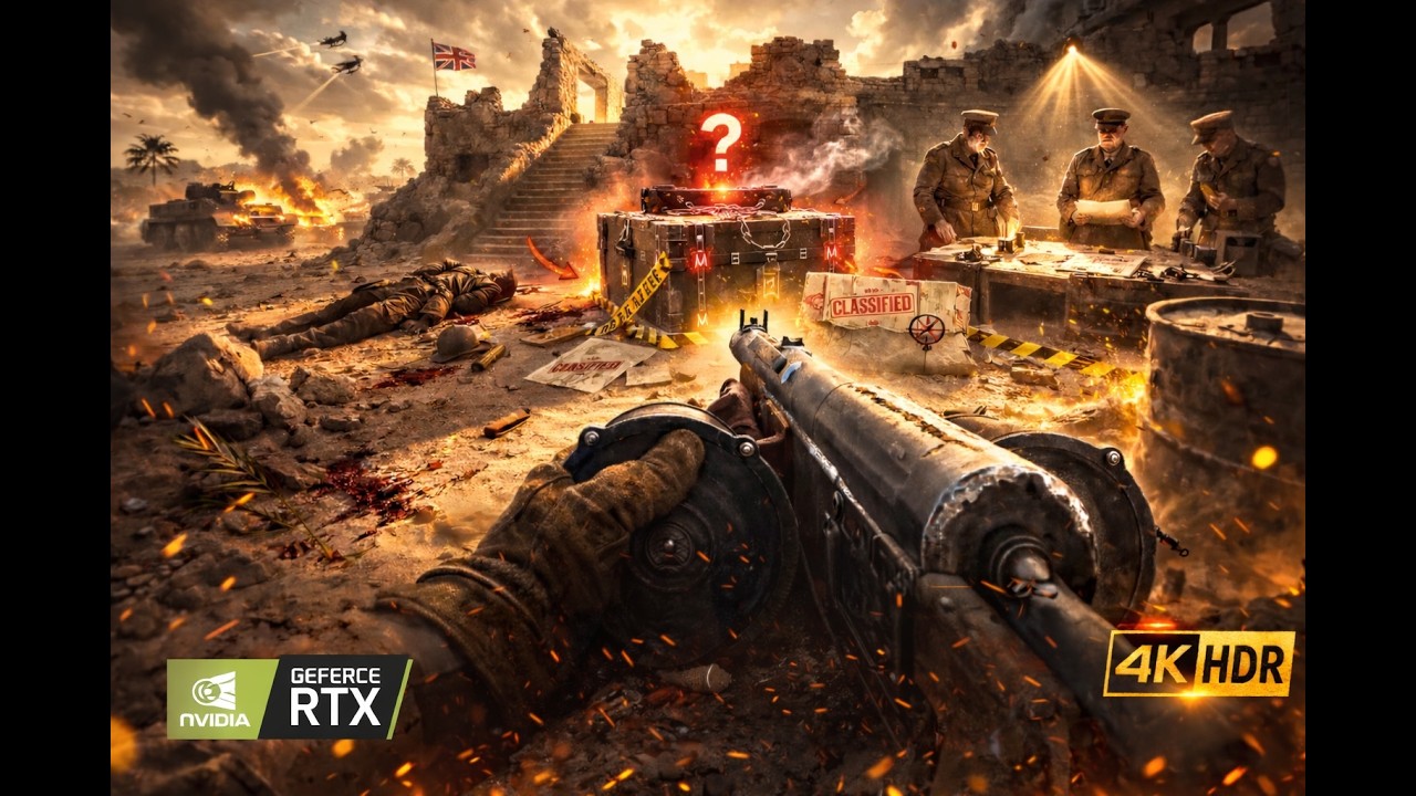 TOP SECRET MISSION IN DESERT RUINS | El AlAMEIN | 4K HDR |  RTX 4070
