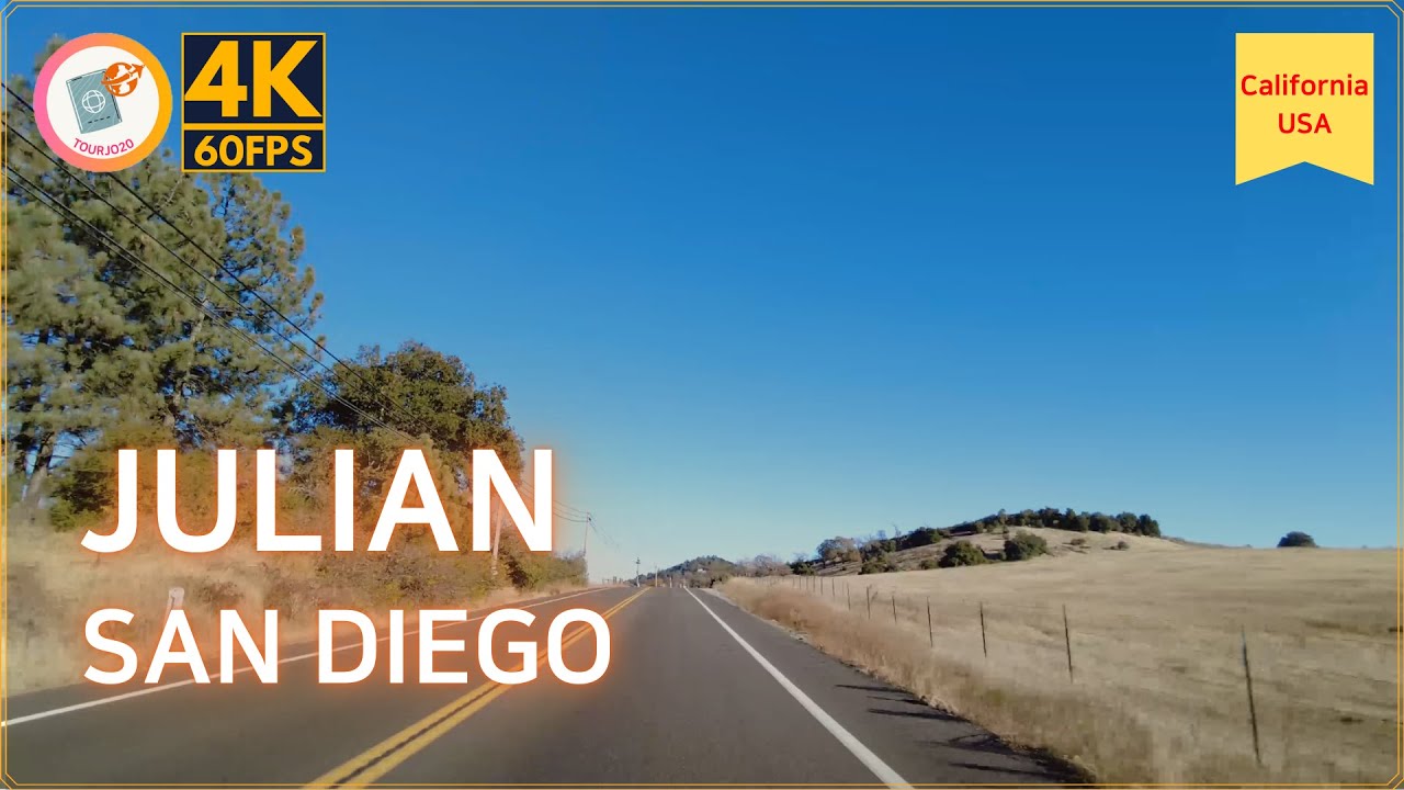 [4K] Driving California: San Diego to Julian