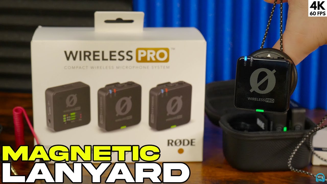 Magnetic Lanyard for RODE WIRELESS PRO (Wireless GO, DJI, etc...)