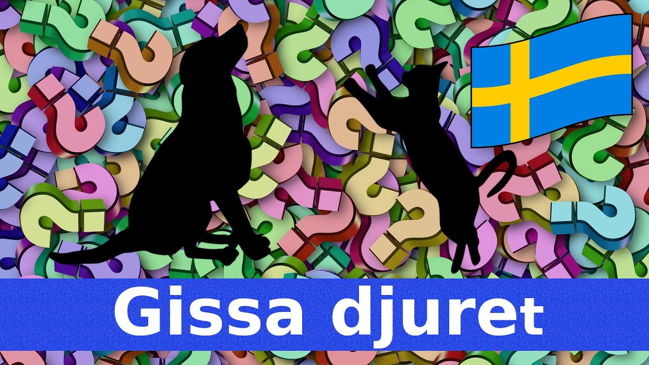 Gissa Djuret | Namn & L&auml;ten | F&ouml;r Barn | Svenska | Djurens Ljud