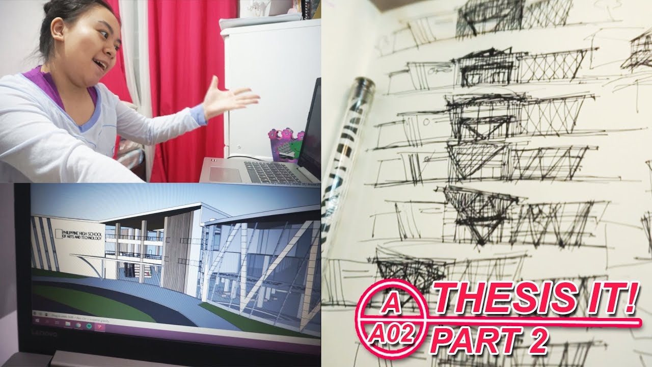 Sketch with Me! + Changing the Design | THESIS IT! Part 2 (Philippines)