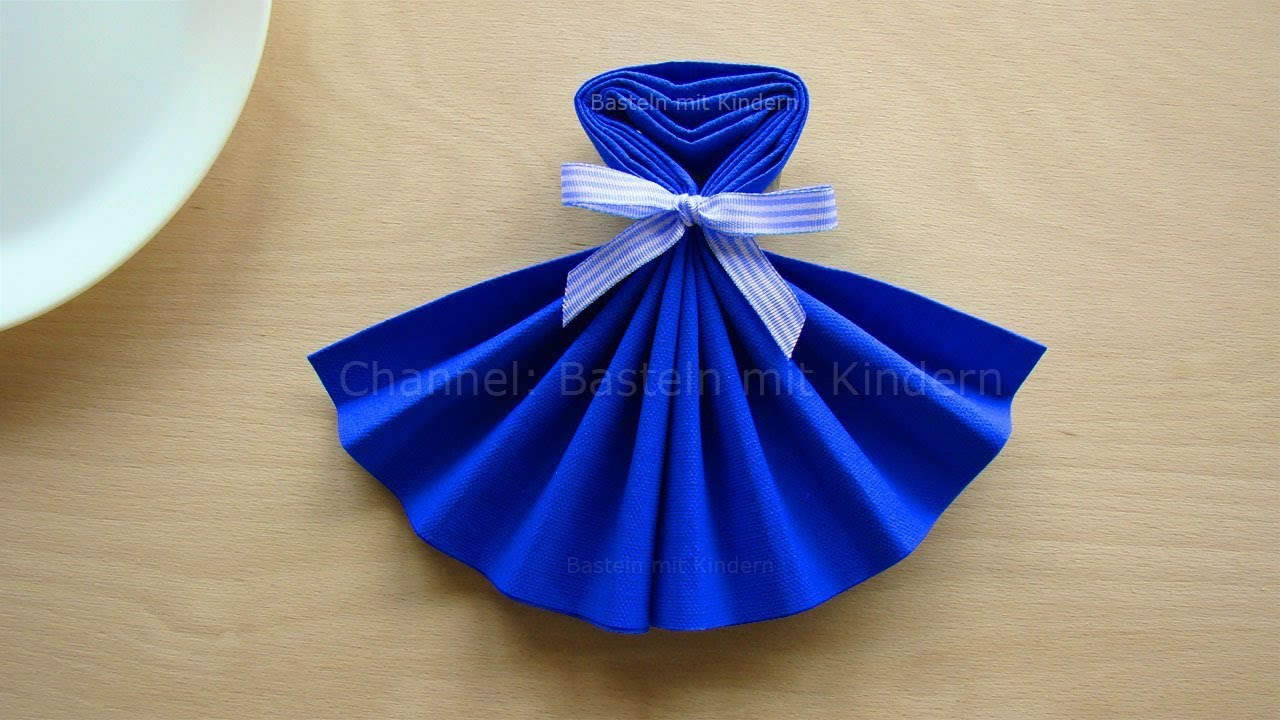 Платье из салфетки 👗