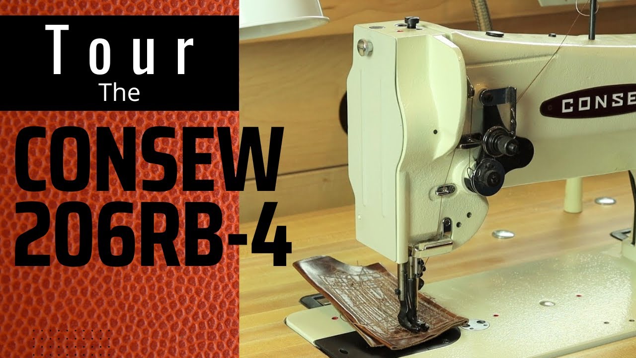 Швейная машина Consew 206RB 4 / 206 rb с 5 шагающими лапками, серводвигателем и часто пропускаемы...