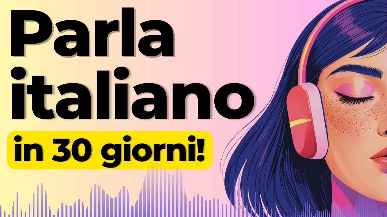 Learn to Speak Italian in 30 Days (Daily Practice) | Shadowing Italian Speaking Practice