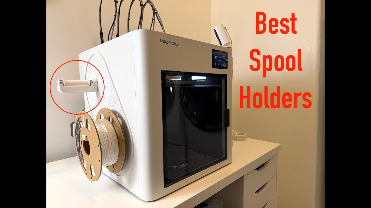 The BEST 2 Filament Holders For Snapmaker U1 In Under 3 Minuets