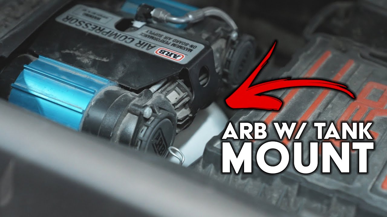 M.O.R.E. ARB Twin Compressor w/ Tank Mount on @LastLineOfDefense's Toyota Tacoma
