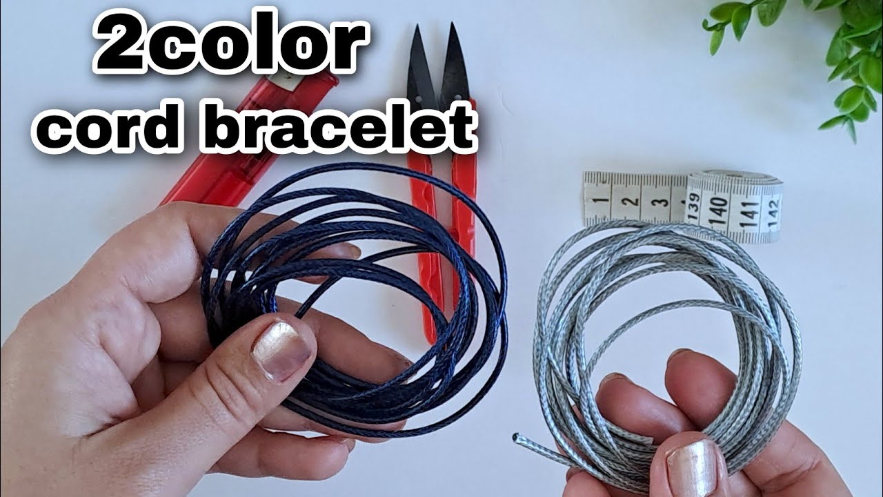 DIY Men's Bracelet with Only 2 yarns 😍 Looks Store-Bought ‼️
