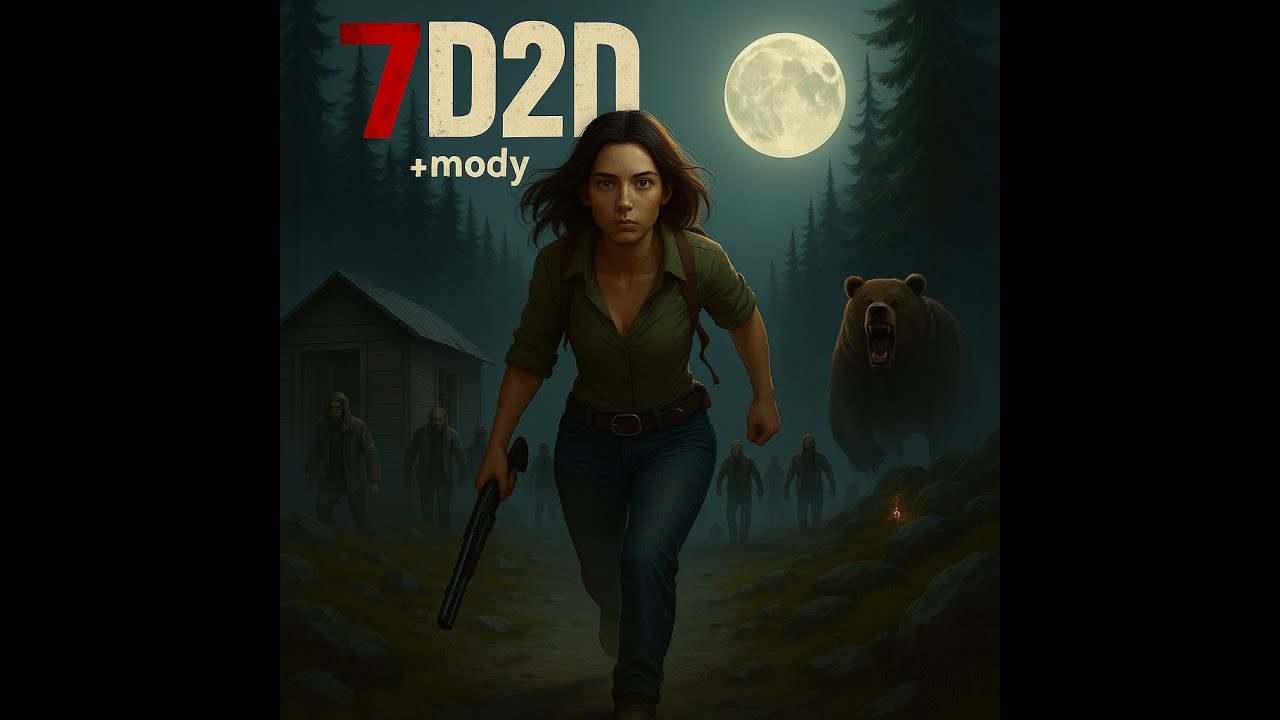7D2D 73.díl - M249, no armor, poklady, Rad cave a za Růžou Šípkovic