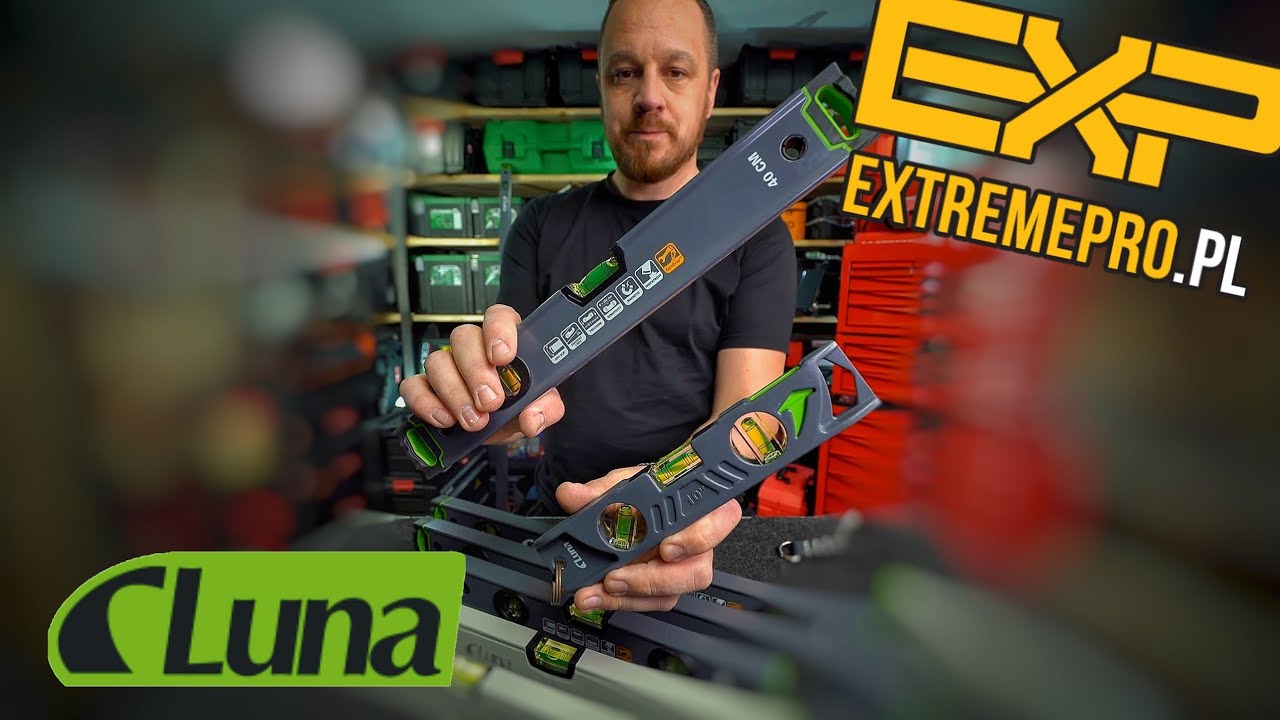 LUNA TOOLS poziomice profesjonalne [4K]