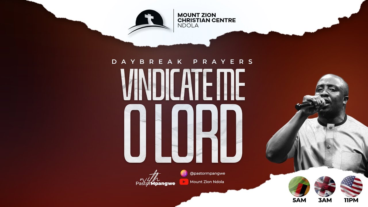 DAY BREAK PRAYERS : VINDICATE ME O LORD || DAY 3