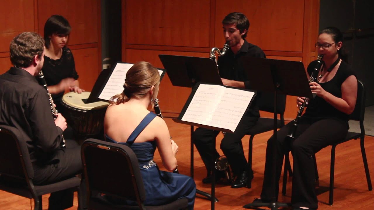 Strange Humors for Clarinet Quartet and Djembe - John Mackey