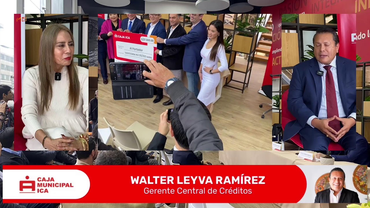 WALTER LEYVA RAMÍREZ- GERENTE CENTRAL DE CRÉDITOS DE CAJA ICA