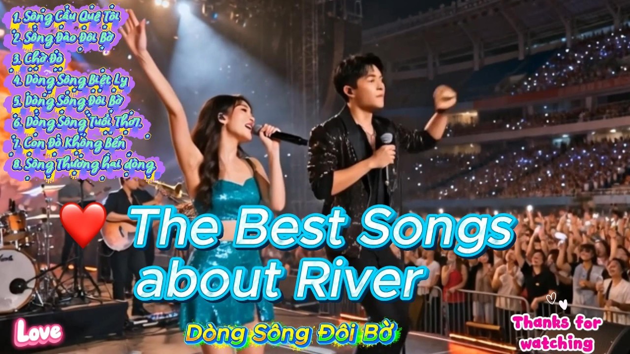 The Best Songs about River  💕 Những Bài Ca hay nhất về Dòng Sông  ❤️  Italo Euro Disco Remix.