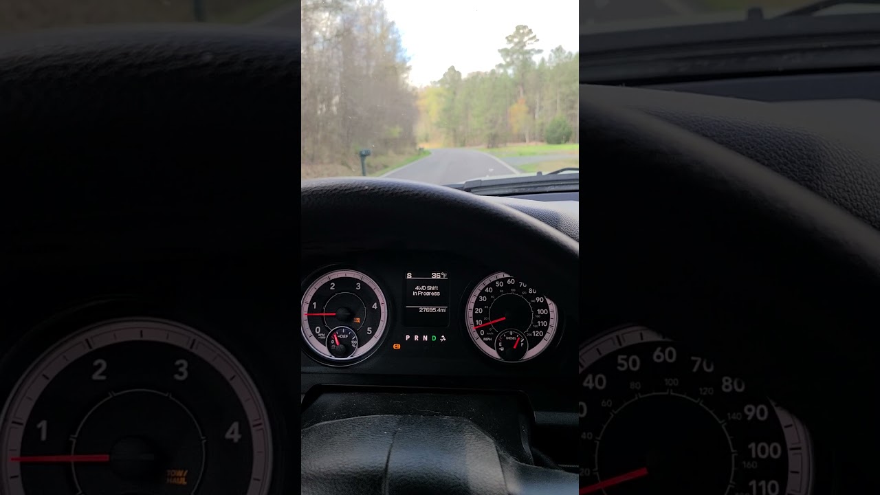 RAM C3500 HD 2018 4wd shifting under load